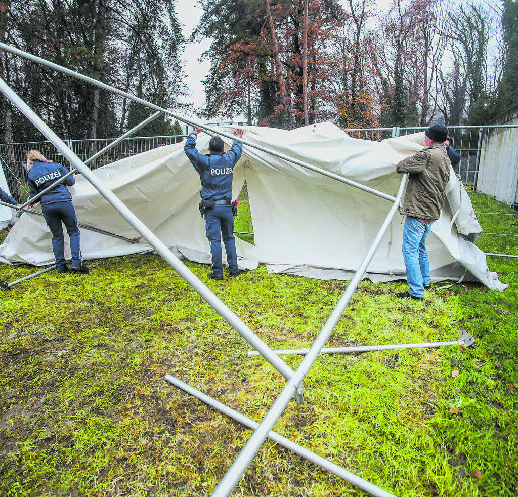 Zelte sind weg, Quartierfrage bleibt