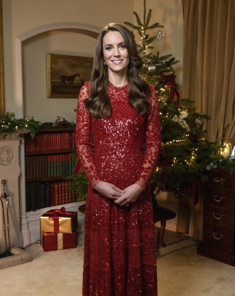 Kate ganz weihnachtlich