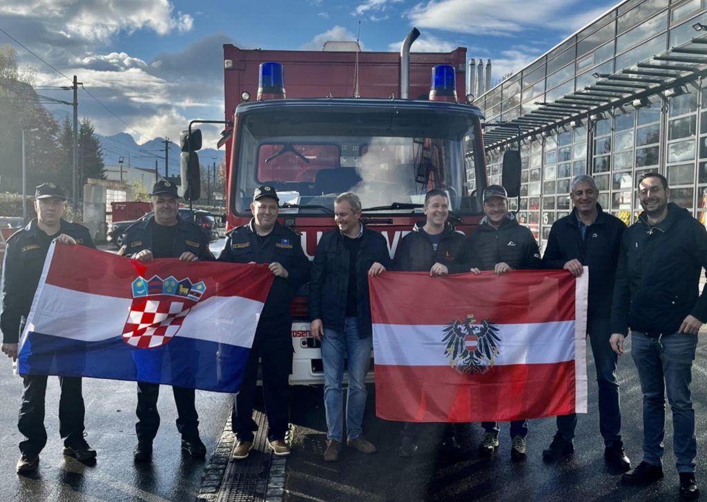 Feuerwehrauto aus Dornbirn für Kroatien