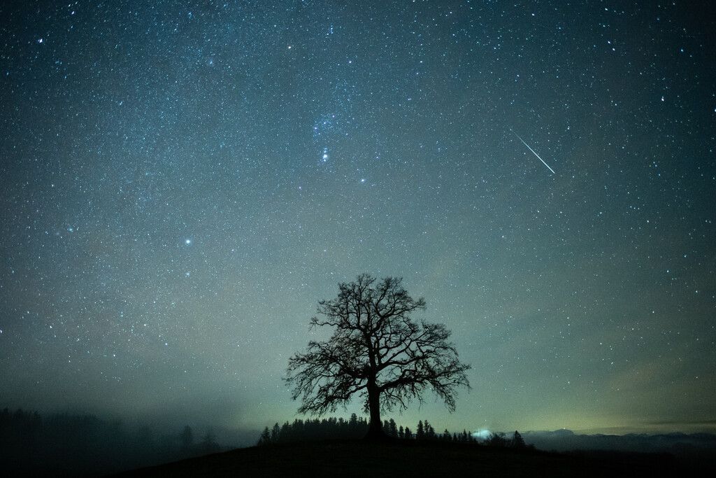 Wieder Spektakel am Nachthimmel