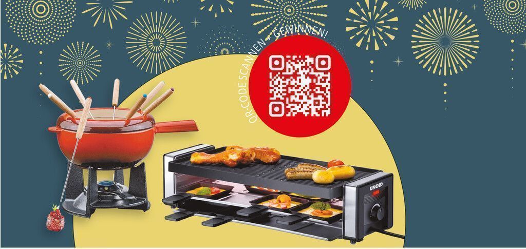 Mit Raclette oder Fondue ins neue Jahr starten