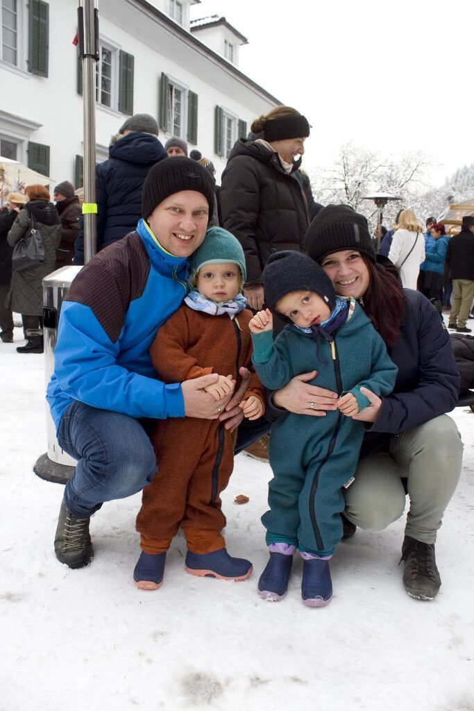 Stefan, Anna, Lukas und Ines Hänsler begeisterte die Winterlandschaft.