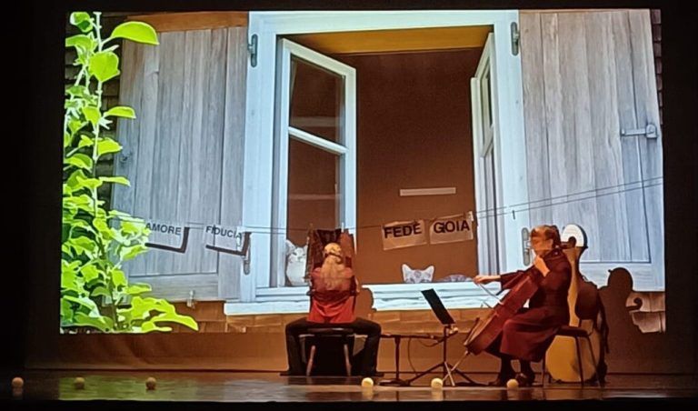 Tanztheater mit dem Titel „Die Reise/Il Viaggio“. Ballettschule Monika