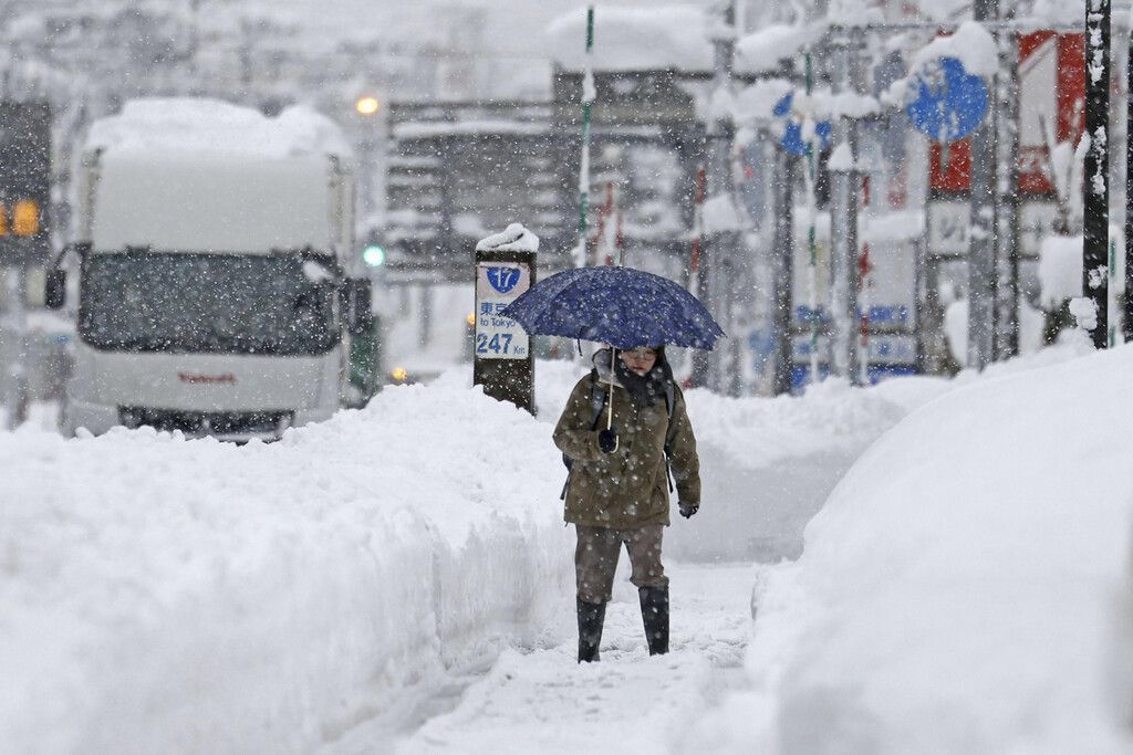 Tote nach heftigem Schneefall in Japan