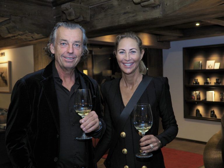 Unter den Gästen: Peter Stader und Karin Fink.