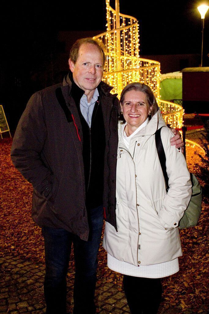 Veronika und Johannes Breuß kamen bestens gelaunt.