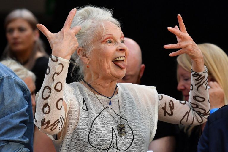 Vivienne Westwood war schrill, provozierte und war für ihre Punk-Mode berühmt.  AFP