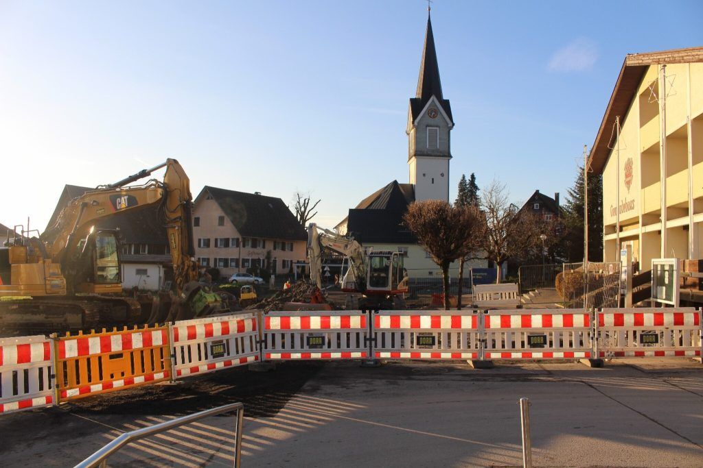 Hohenweiler Straßenbau vor Abschluss, Großprojekt im Zentrum folgt