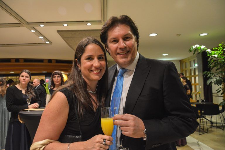 Lustenaus FPÖ-Chef Martin Fitz und Corinna ließen sich die Ballnacht nicht entgehen.