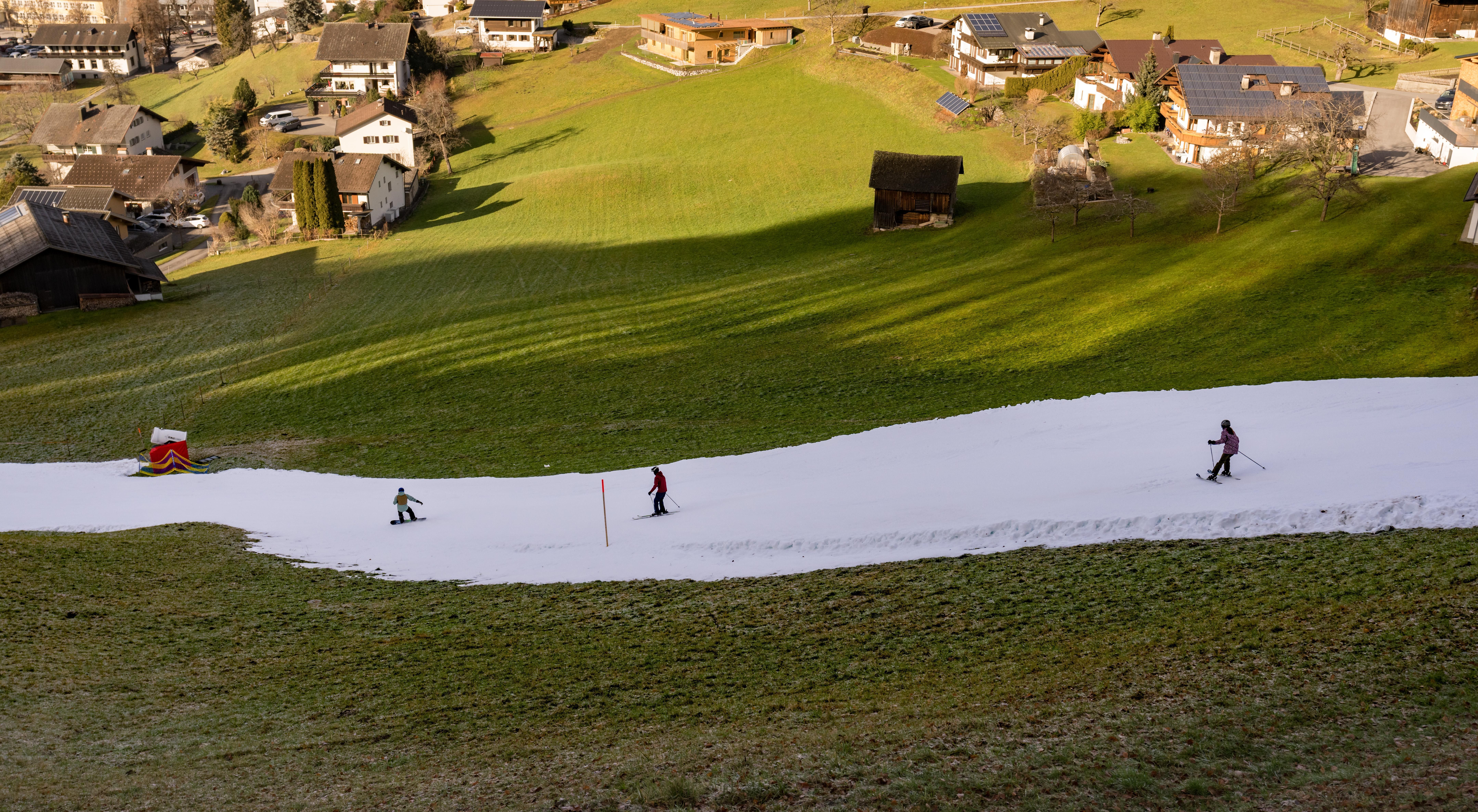 Auch am Hochjoch gab es keinen Schnee. <span class="copyright">VN/Stiplovsek</span>
