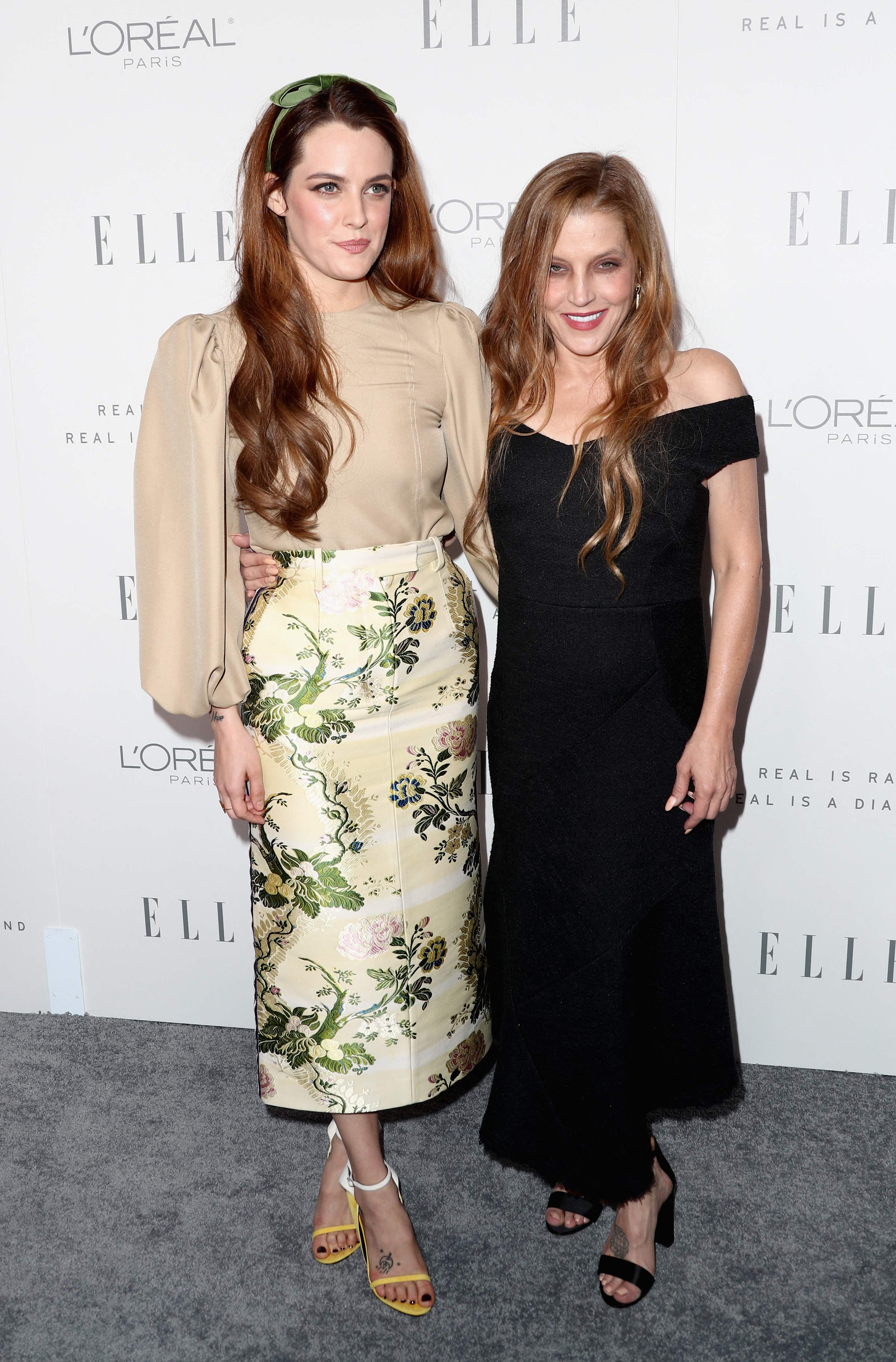Lisa Marie Presley <span class="copyright">AFP</span>mit ihrer Tochter Riley Keough (2017).