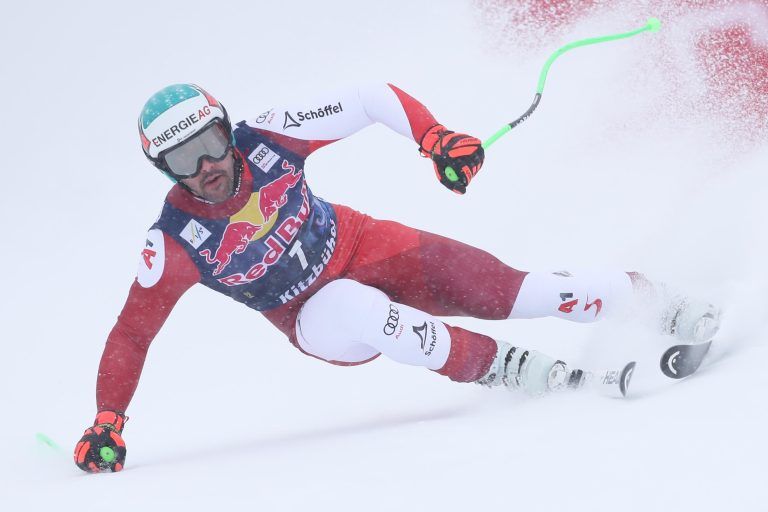 Vincent Kriechmayr konnte seinen Sieg vom Freitag nicht wiederholen.<span class="copyright">g</span><span class="copyright">e</span><span class="copyright">p</span><span class="copyright">a</span>