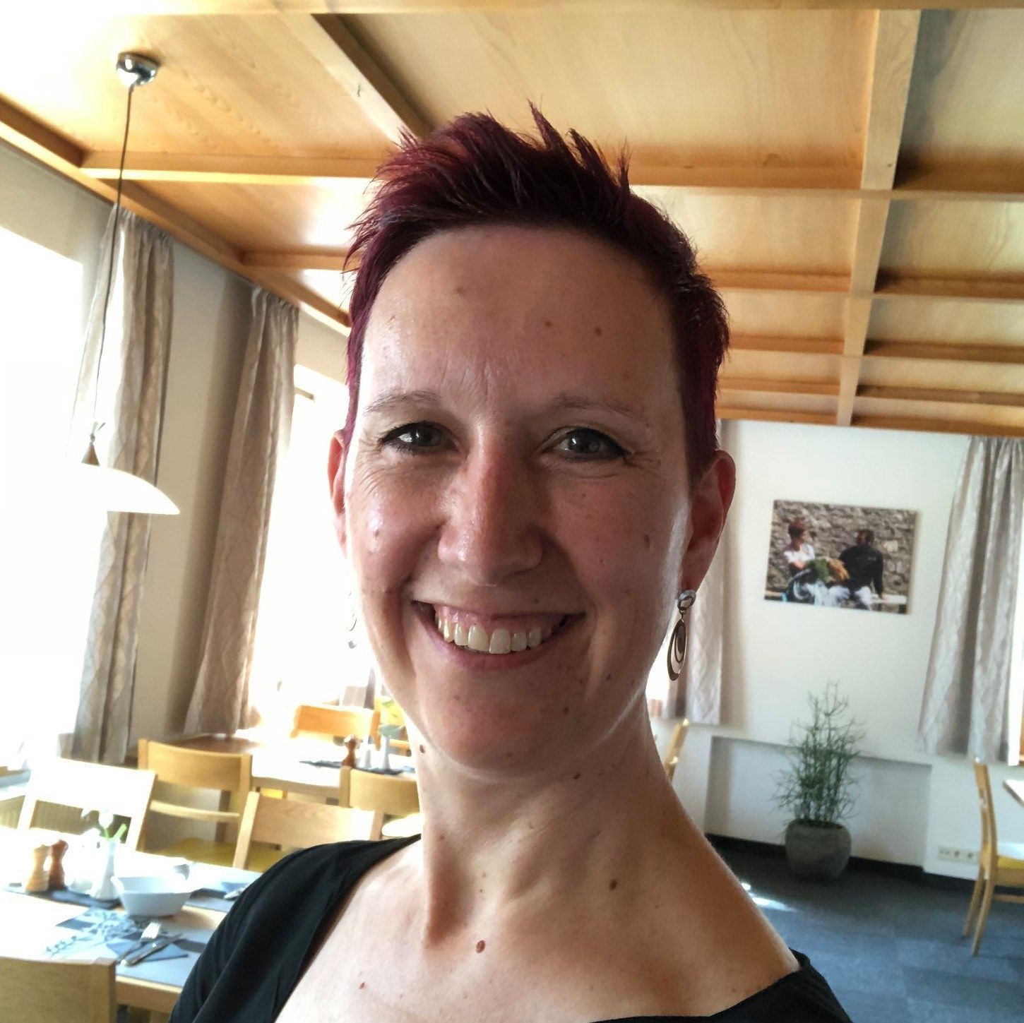 Nicht zum Lachen zumute ist derzeit Simone Hatheier, Geschäftsführerin des Bildungshauses Kloster Bezau. <span class="copyright">Witu</span>