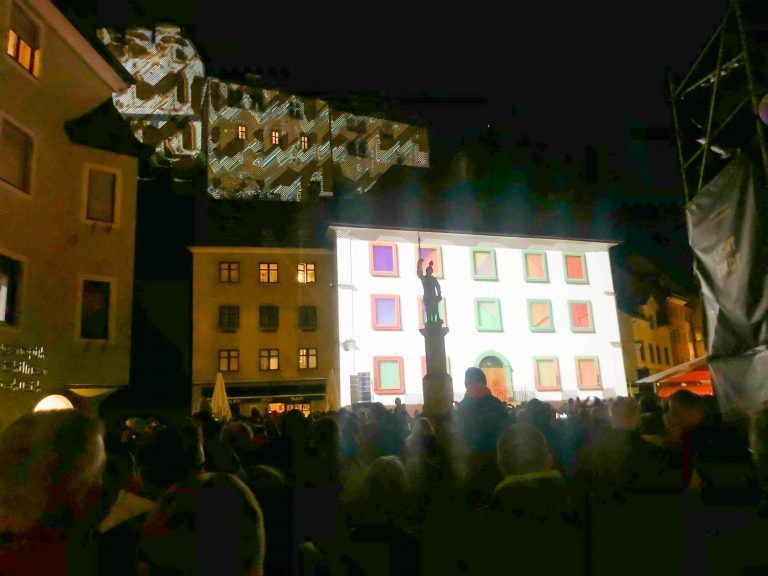 Auch die Schattenburg ist Teil der Lichtstadt.