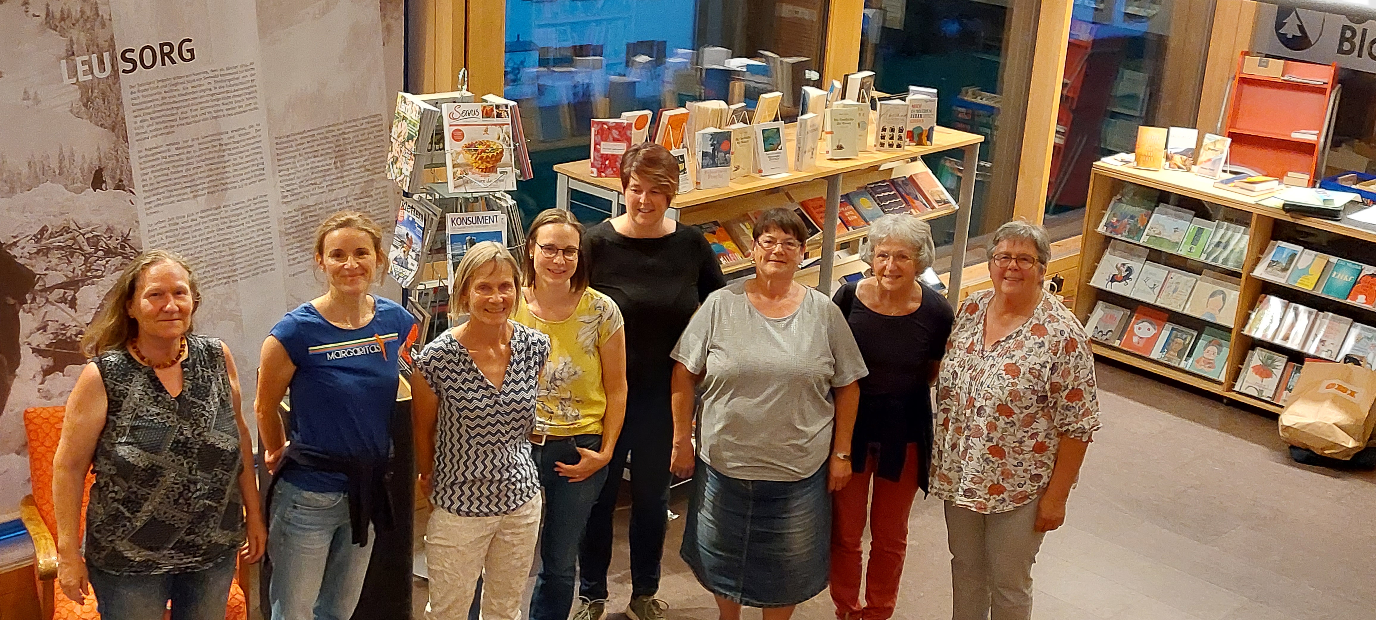 Das Bibliotheksteam der Kooperative Bibliothek Großes Walsertal, das in dieser Form in ganz Österreich einzigartig ist.