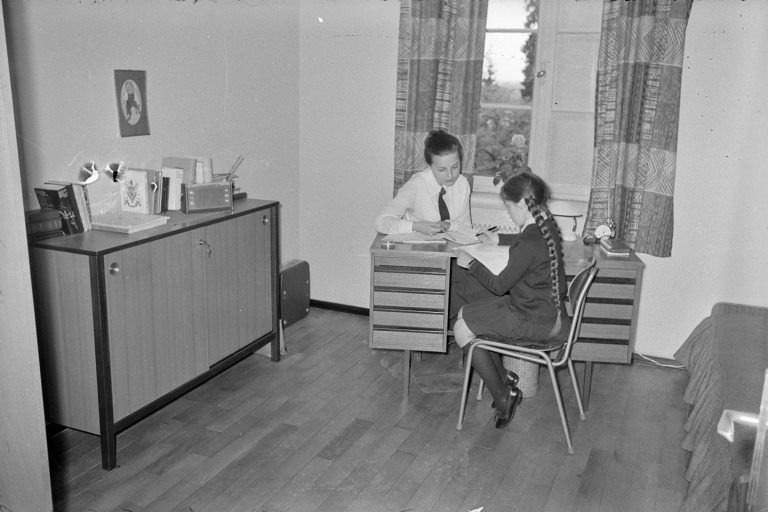 Die Schülerinnen haben sich auch gegenseitig gefördert.