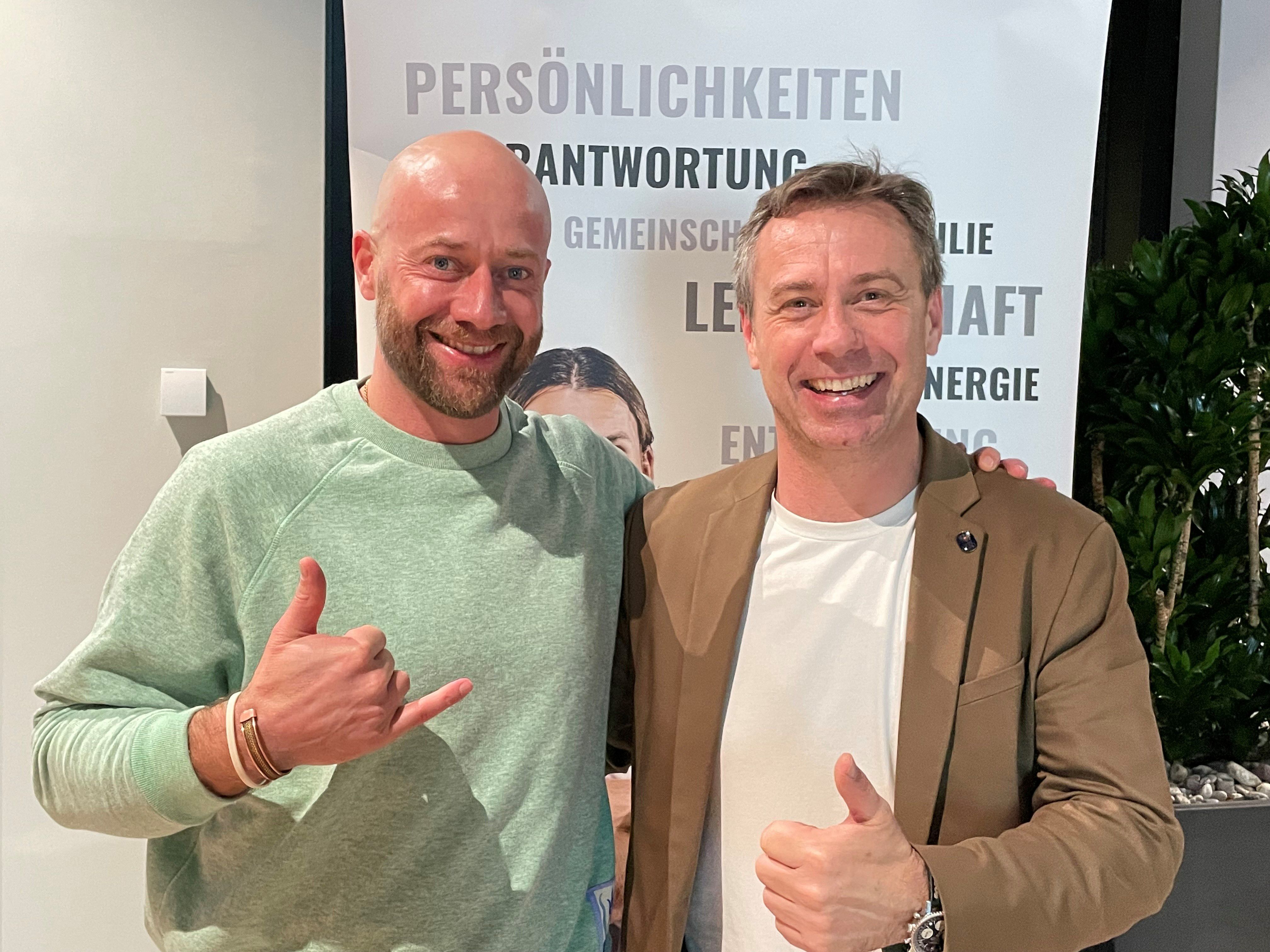 Philipp Amann und Ernst Seidl (von links). <span class="copyright">Lutz</span>