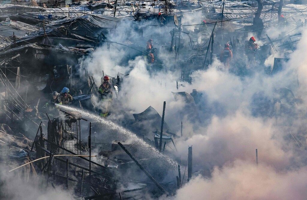 Großbrand in Seoul: Hunderte evakuiert