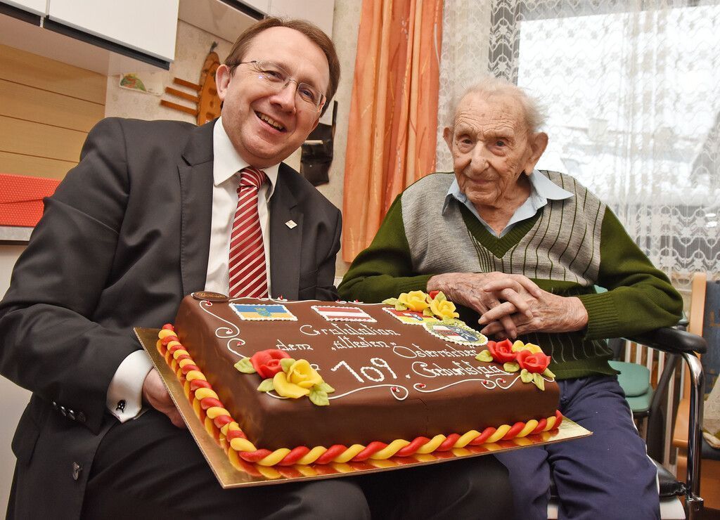 Ältester Mann Österreichs feierte seinen 109. Geburtstag