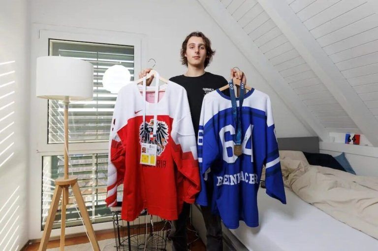 Die Farbenlehre von David Reinbacher: Kloten-Blau und Rot-Weiß-Rot.hr