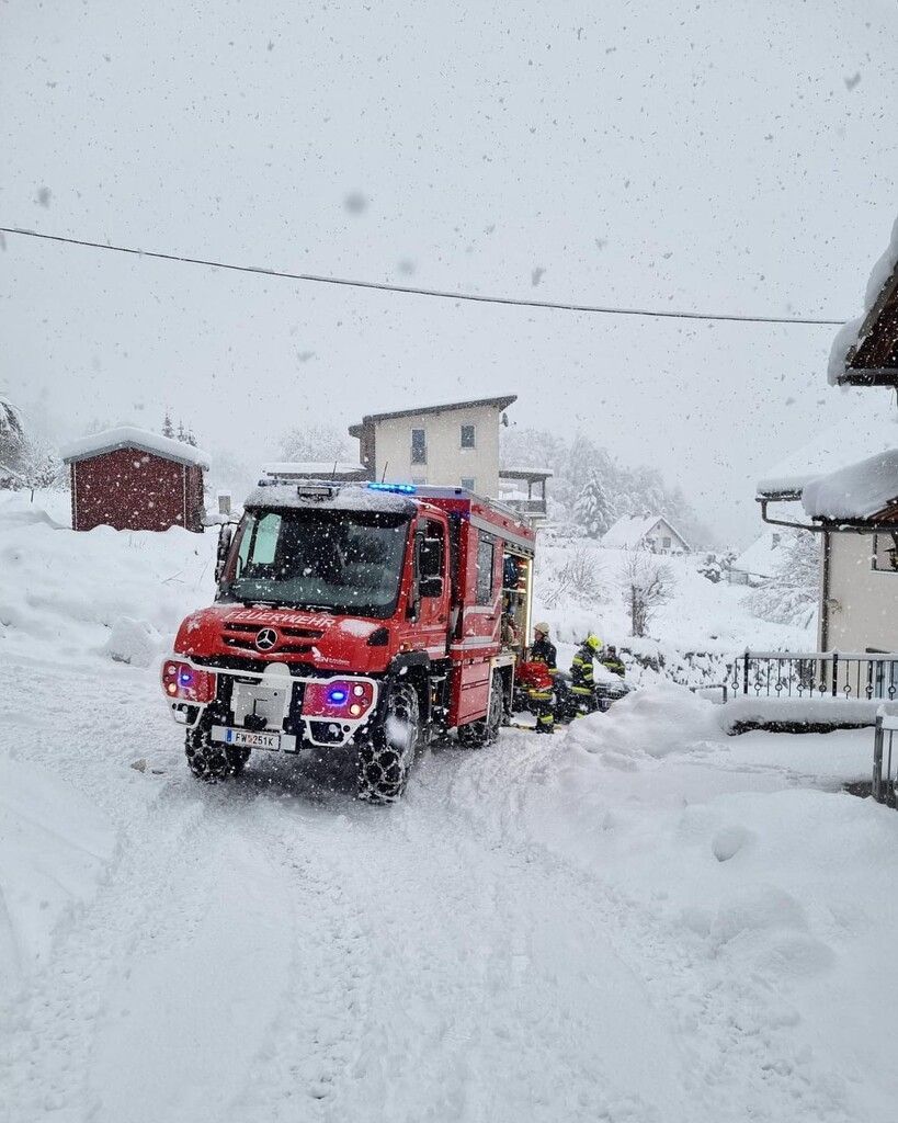 Kärnten versinkt im Schnee