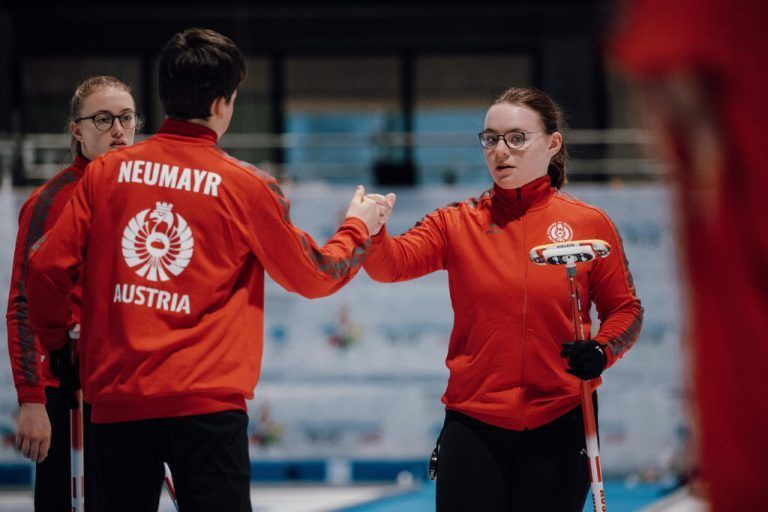 Emma Müller führte das Curling-Team an.