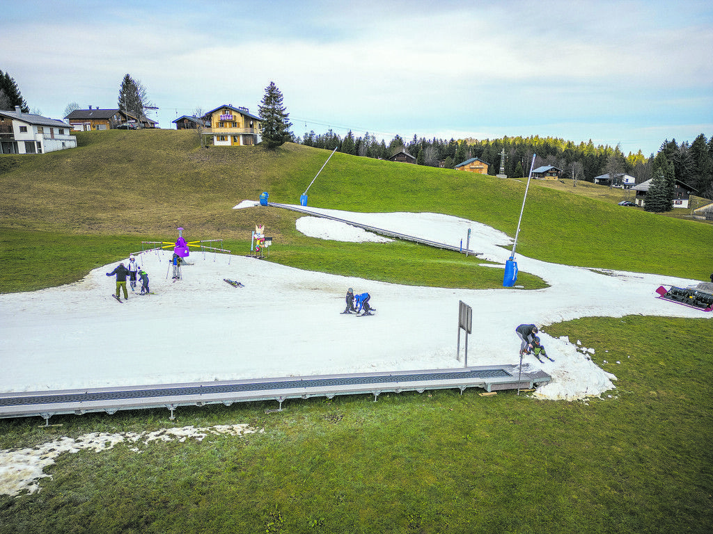 Schneemangel im ganzen Land