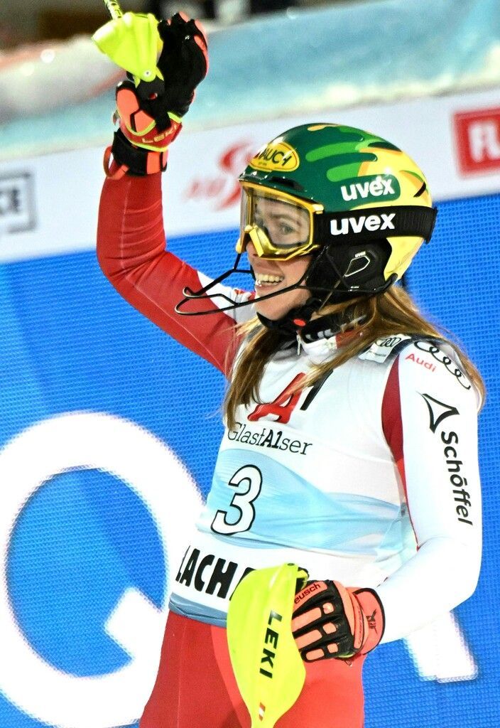 Katharina Liens­berger gelingt bestes Slalomergebnis. »C1