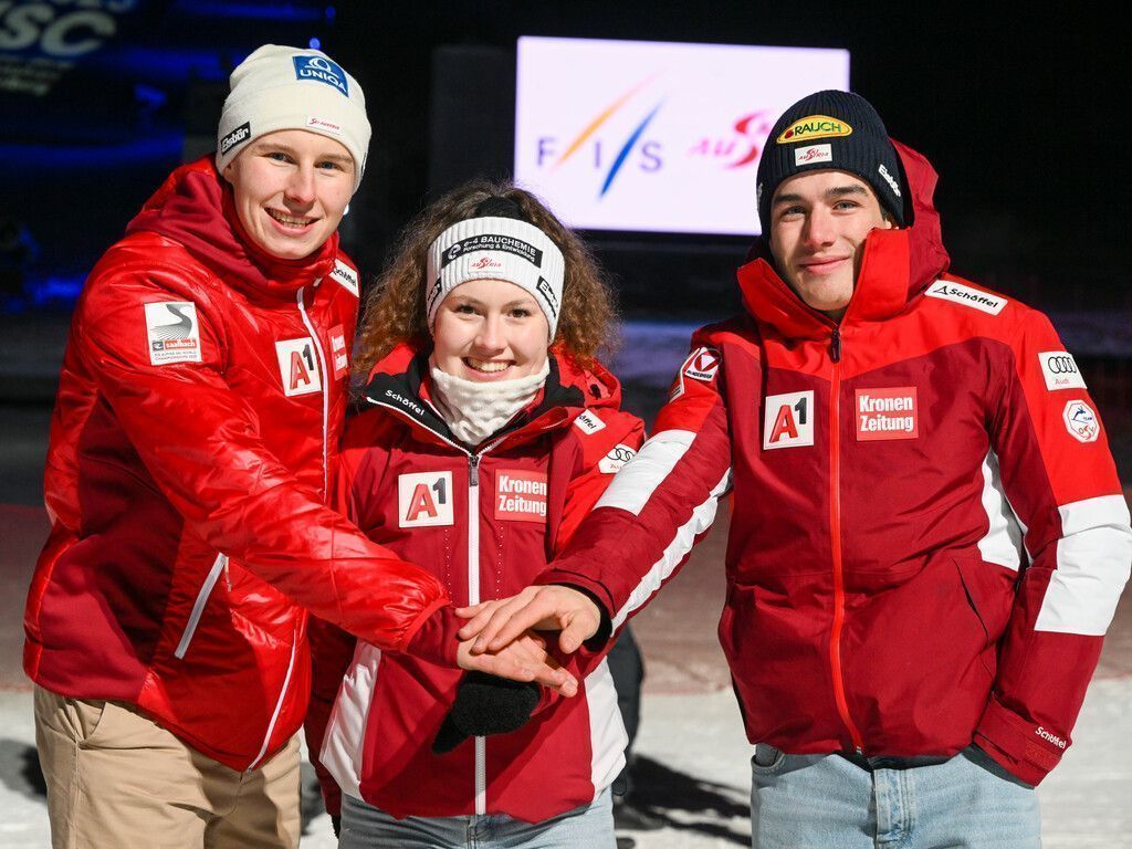 Ein Vorarlberger Trio kämpft bei Junioren-Ski-WM am  Arlberg um Edelmetall. »C1