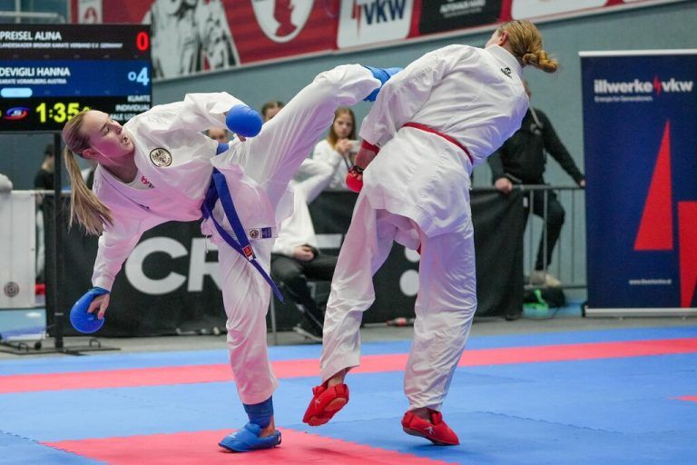 Hanna Devigli lieferte eine perfekte EM-Generalprobe ab. Karate Vorarlberg