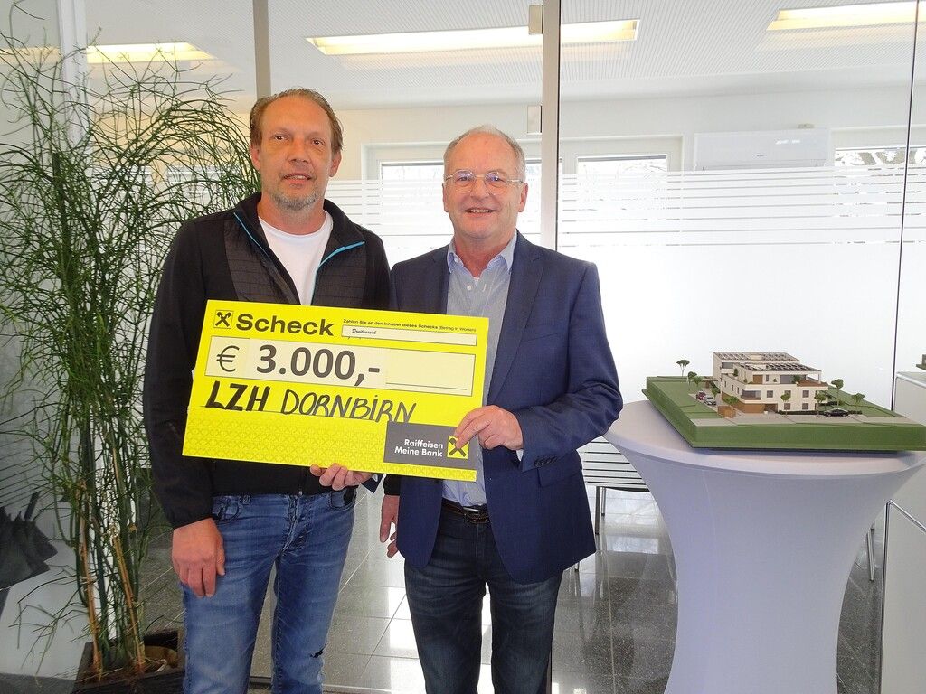 Wichtige Unterstützung für das LZH Dornbirn