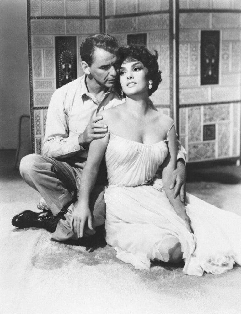 Lollobrigida mit Frank Sinatra im Jahr 1959. ap