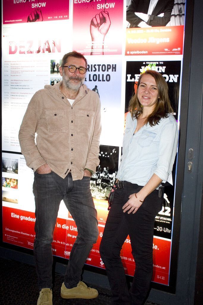 Marketingchef Michael Fritz und Kantinenleiterin Olivia König.