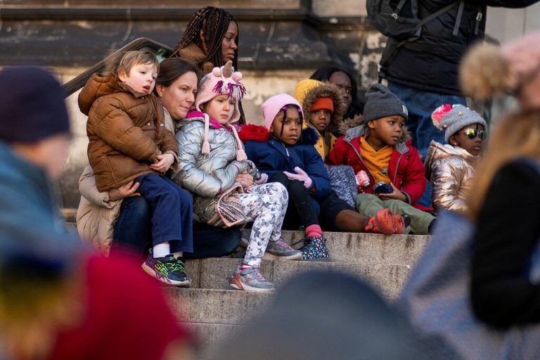 Menschen nehmen an einem Marsch zum Gedenken an Martin Luther King Jr. in New York City in den USA teil. Reuters