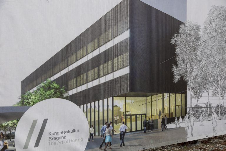 So sieht das Mehrzweckgebäude nach der Fertigstellung aus.