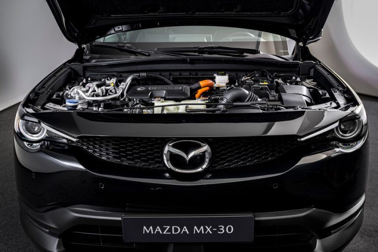 Serielles Hybrid-System mit Wankel-Generator im neuen Mazda MX-30 R-EV.