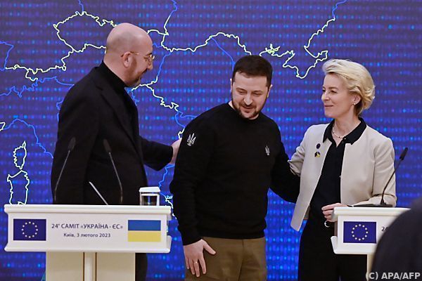 EU sichert Ukraine weiter Unterstützung zu