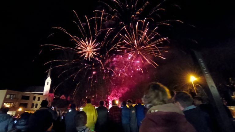 Das große Feuerwerk beim Schaaner-Ried ist für viele das Highlight am Rosenmontag.
