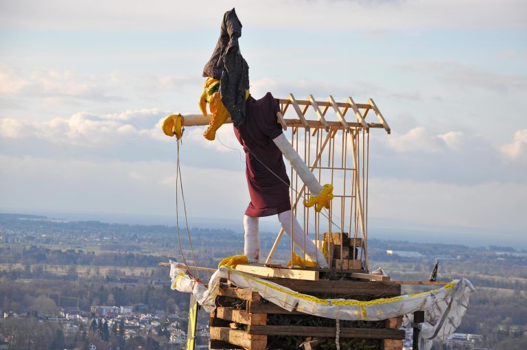 Die aufwendig gestaltete Jubiläumshexe.