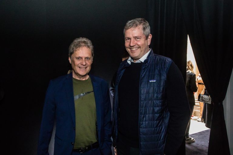 Zwei Wolford-Urgesteine in Mailand: Alexander Greussing und Andreas Röhrich.