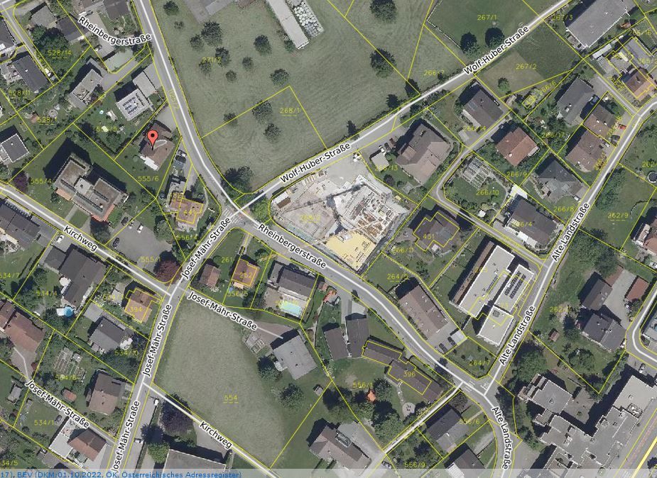 Land Vorarlberg: data.vorarlberg.gv.at, BEV (DKM)