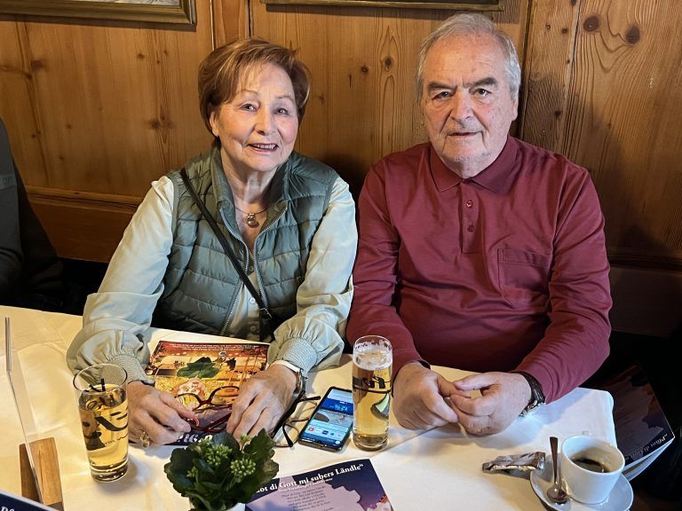 Heidi und Berndt Lecher genossen die Gemütlichkeit.