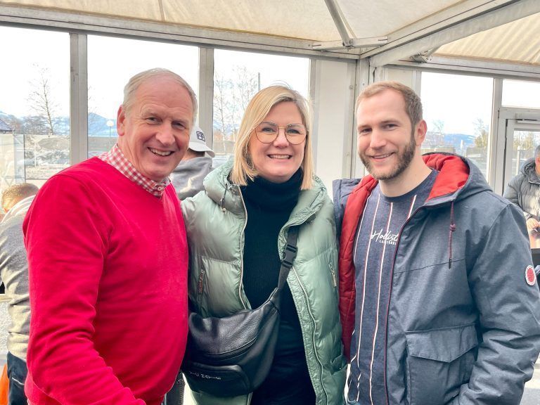McDonald‘s Familie Loek, Annette und Daniel Versluis (von links).Lutz/3