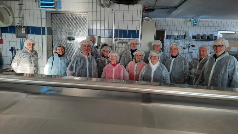 Die Hörbranzer Kneippianer in der Bergsennerei Hinteregg.KAC