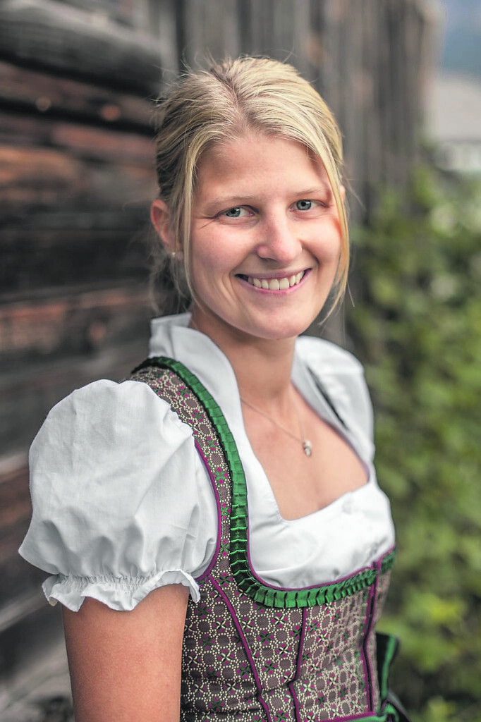 Umtriebige junge Landwirtin