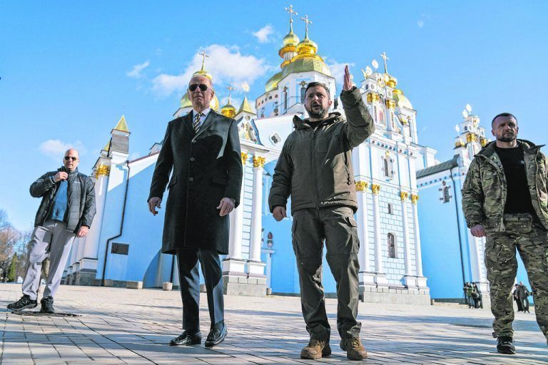 Überraschungsbesuch in Kiew