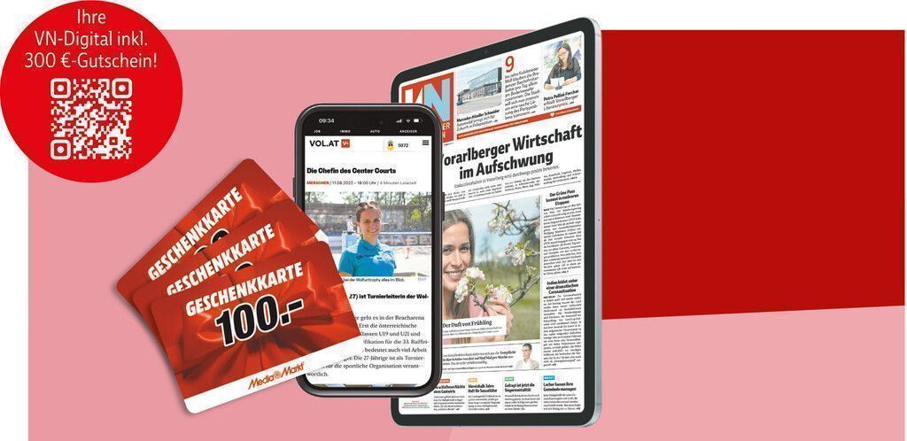 Jetzt die VN-Digital mit Gutschein sichern