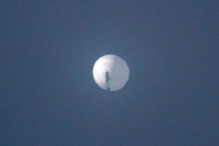 In Billings, im US-Bundesstaat Montana, wurde ein chinesischer Spionageballon gesichtet. In der Nähe ist der Luftwaffenstützpunkt Malmstrom. AFP