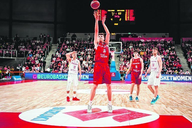 Luka Brajkovic traf bei seinem Debüt gegen Polen alle vier Versuche von der Freiwurflinie.FIBA (2), Ernst Weiss