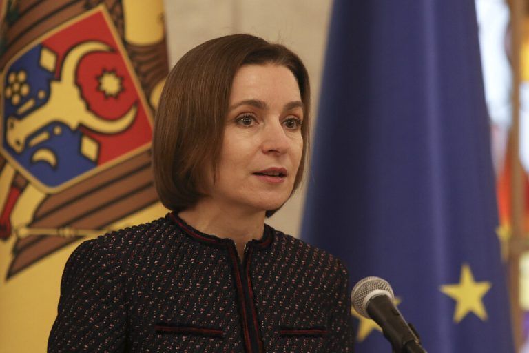 Maia Sandu ist seit Dezember 2020 Präsidentin Moldaus.AP